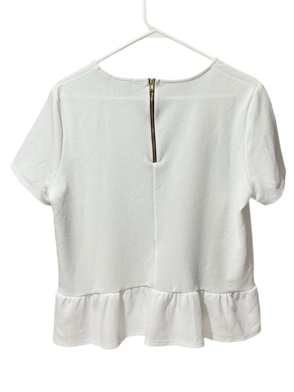 Peplum Top and Stripe Midi Skirt BAR III and OLD NAVY XL NWOT/EUC - Picture 6 of 12